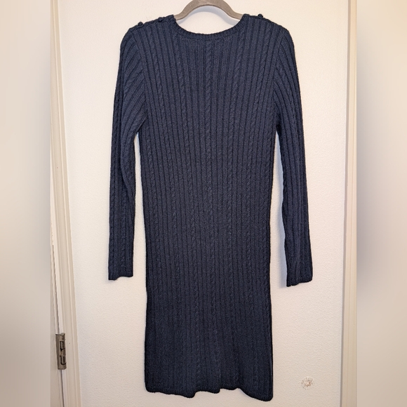 Vintage Dress Barn Dark Knit Dress - Picture 4 of 7